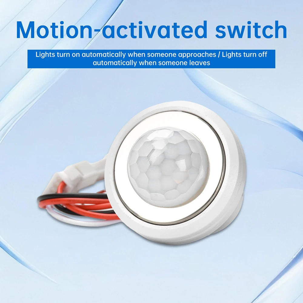 DC 3.5-24V Automatic Sensor Light Switch LED PIR Infrared Motion Sensor Detection Night Light Indoor Outdoor - Image 2