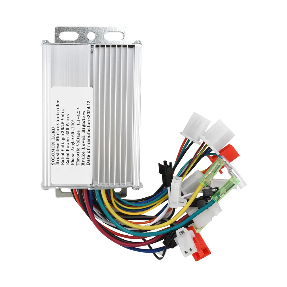 Accesorios para bicicletas eléctricas de 36 V/48 V y 350 W. Controlador de motor de corriente continua sin escobillas de 15-18 A para bicicletas eléctricas y patinetes eléctricos.