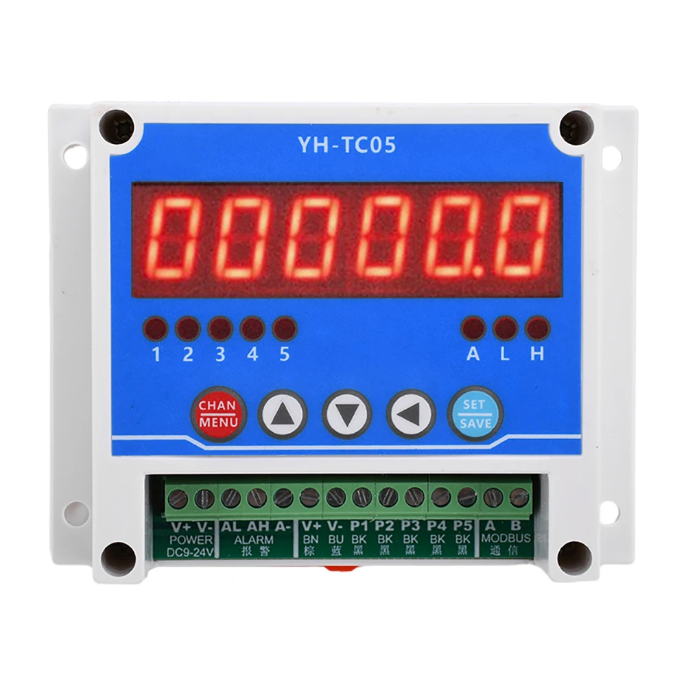 YH-TC05 DC12-24V Tachometer Counter Electronic Digital Display Tachometer Gauge Sensor Non-Contact Motor Speed Meter with Modbus - Imagen 2