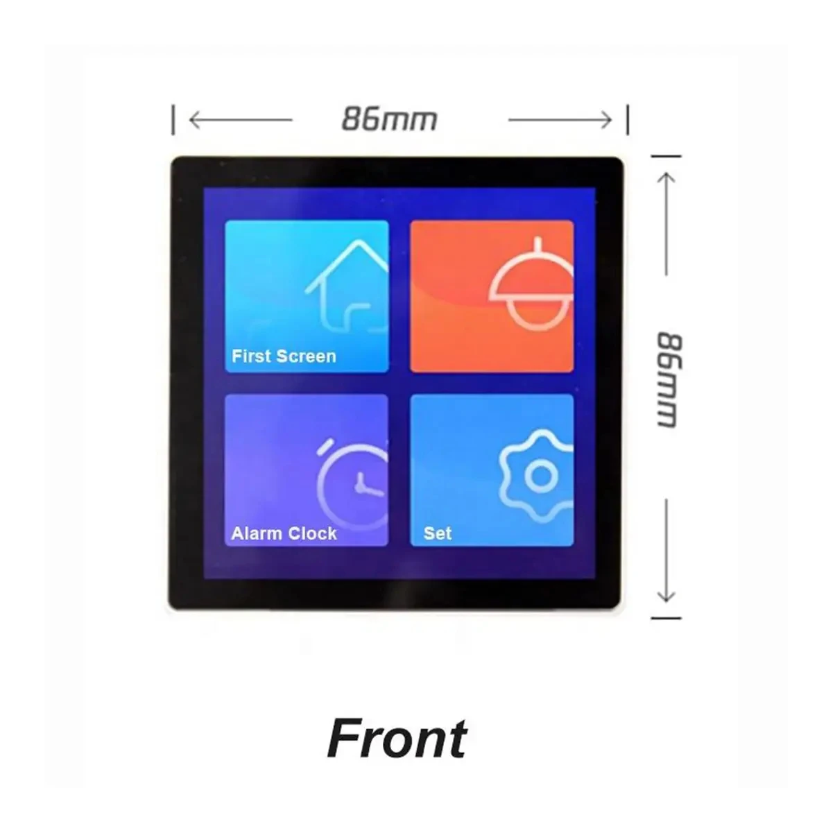 ESP32-S3 3.92 inch IPS LCD touch display 3.92'' Smart screen displaywall switch tablet square panel - 画像 (3)