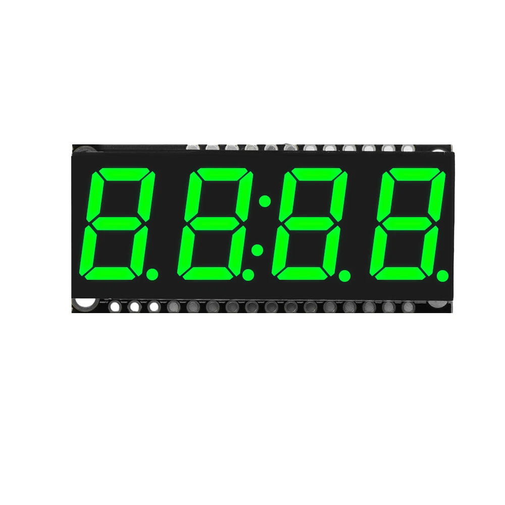 HT16K33 LED Display Module for Arduino 4 Digit 7 Segment 0.56 inch Time Clock Indicator Tube Module Red Blue Green Yellow White - Imagen 3
