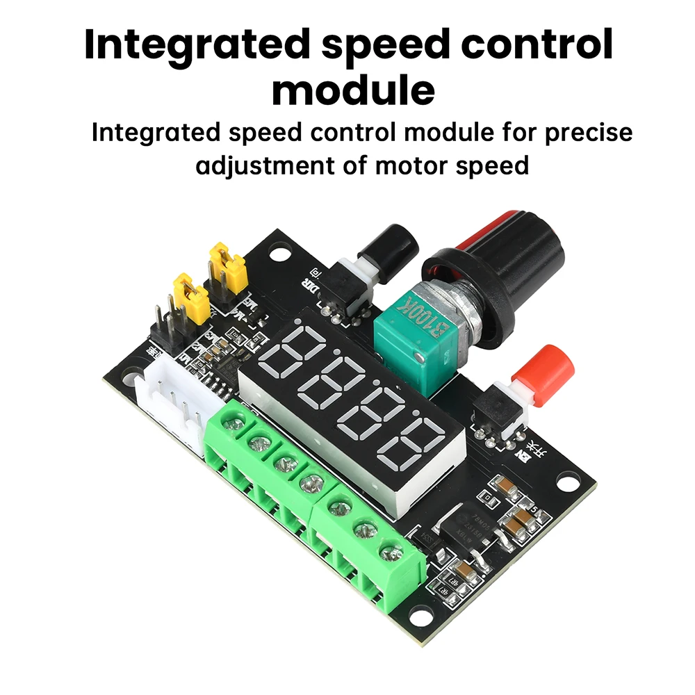 Stepper Motor Controller 12V 24V with PWM Pulse Signal Generator Reversible Rotation & Speed Control for Automation - Imagen 3