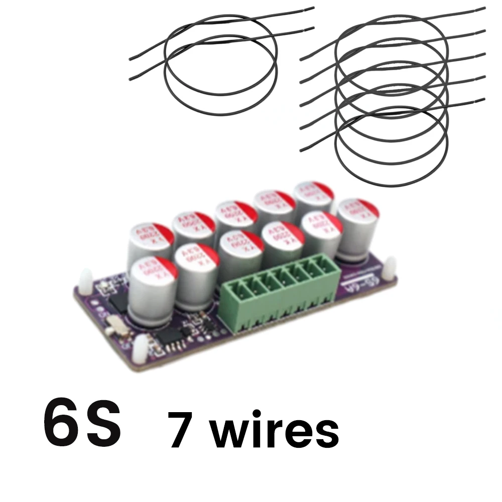 6A 2.5V-4.4V Active Equalizer Balancer 3S 8S Lifepo4 Equalization Balancing Li-Ion /LiFePo4 Lithium Balance Board - Imagen 3