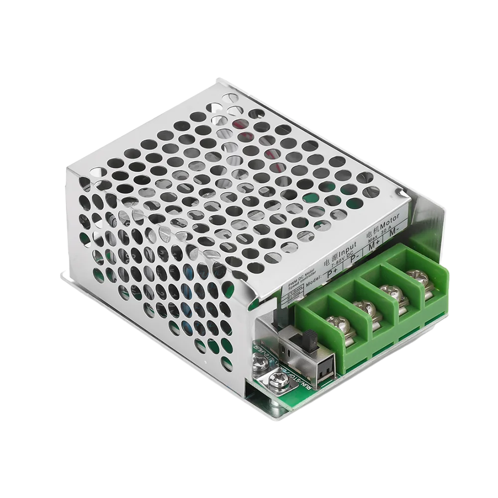 PWM 30A 7-70V DCモーター速度コントローラーモジュール 12V 24V 48V 60V 調整可能な速度レギュレーター制御ガバナースイッチ