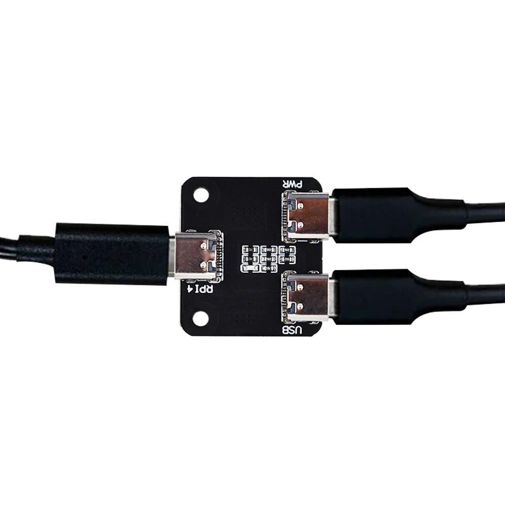 For Raspberry Pi Type-C interface power distributor for PiKVM "KVM over IP" HDMI CSI - 画像 (4)
