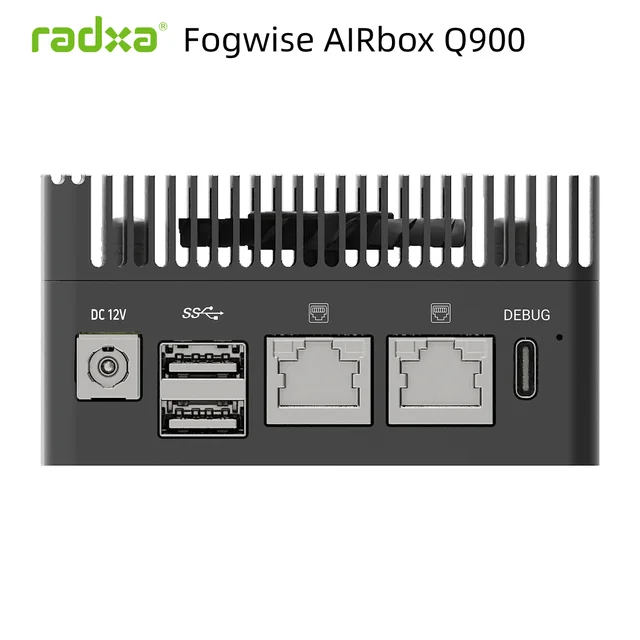 Radxa Fogwise AIRbox Q900, Edge AI, IQ-9075, 200 TOPS@INT8 (Sparse) ,Octa-core CPU high-performance GPU,36GB RAM 128UFS - Imagen 2