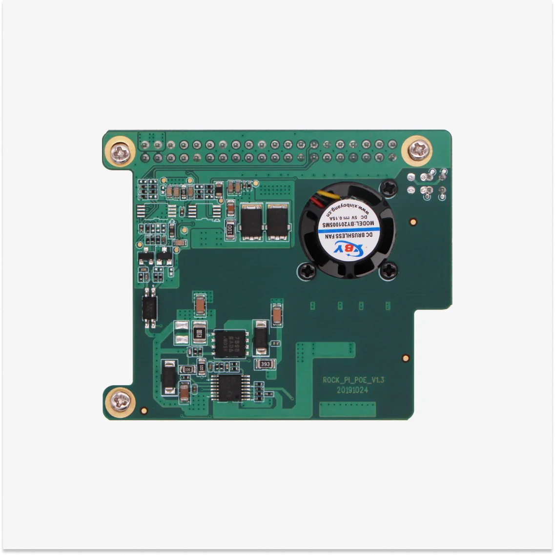 Radxa 23W PoE HAT, Compatible with ROCK 4B / 4B+ / 4SE - Imagen 3