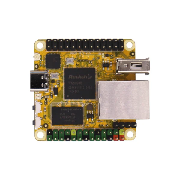 Radxa ROCK Pi S RK3308B 4-core CPU, 100Mbps Ethernet with PoE Support, WiFi 4 & BT 4.2 , Single Board Computer