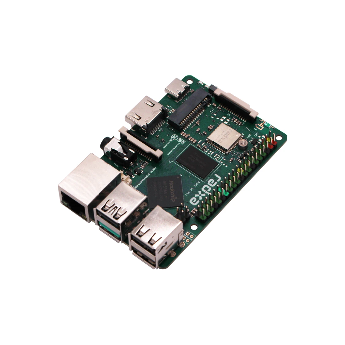 Radxa ROCK 3C RK3566 4-core CPU SBC, GPU, NPU, and HDMI with 4K Output, Single Board Computer - 画像 (5)