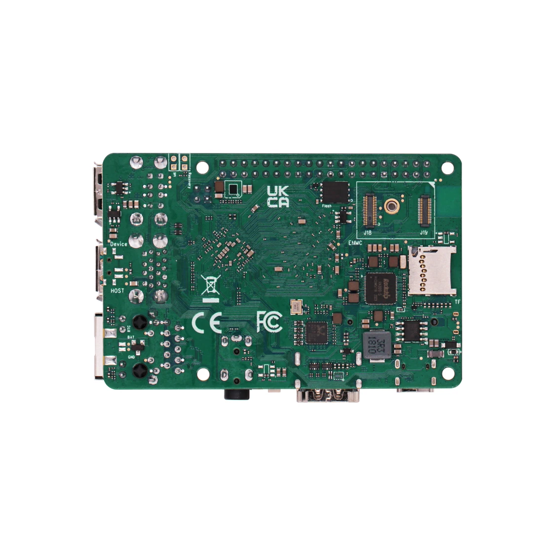 Radxa ROCK 3C RK3566 4-core CPU SBC, GPU, NPU, and HDMI with 4K Output, Single Board Computer - 画像 (2)