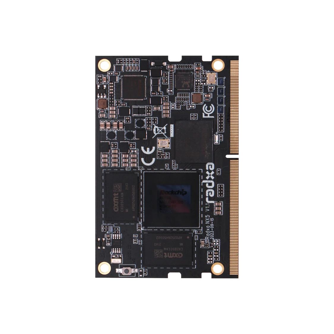 Radxa NX5 RK3588S 8コアCPUコンピューティングモジュール、8K HDMIおよび260ピンSODIMM金箔エッジコネクタ、シングルボードコンピュータ