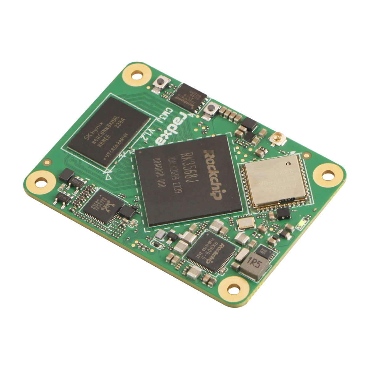 Radxa CM3J RK3568J 4-core CPU, Industrial Compute Module, GPU, NPU, 4K HDMI and 2x100-Pin B2B Connector - 画像 (4)
