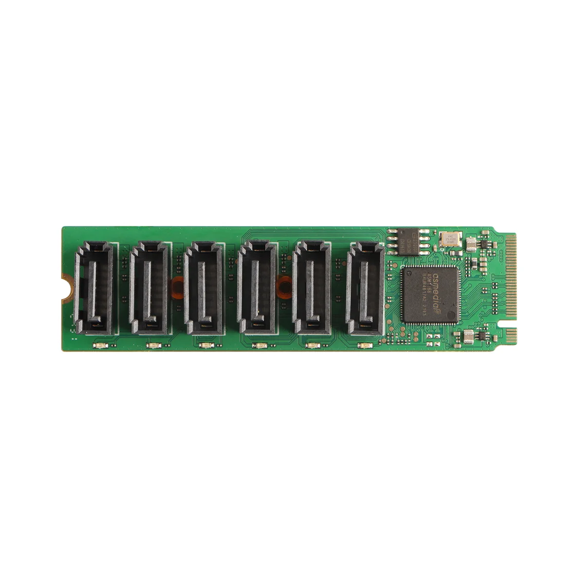 Radxa M.2 to 6x SATA Adapter, M.2 M Key Interface, 6x SATA 3.0 Ports - Imagen 2