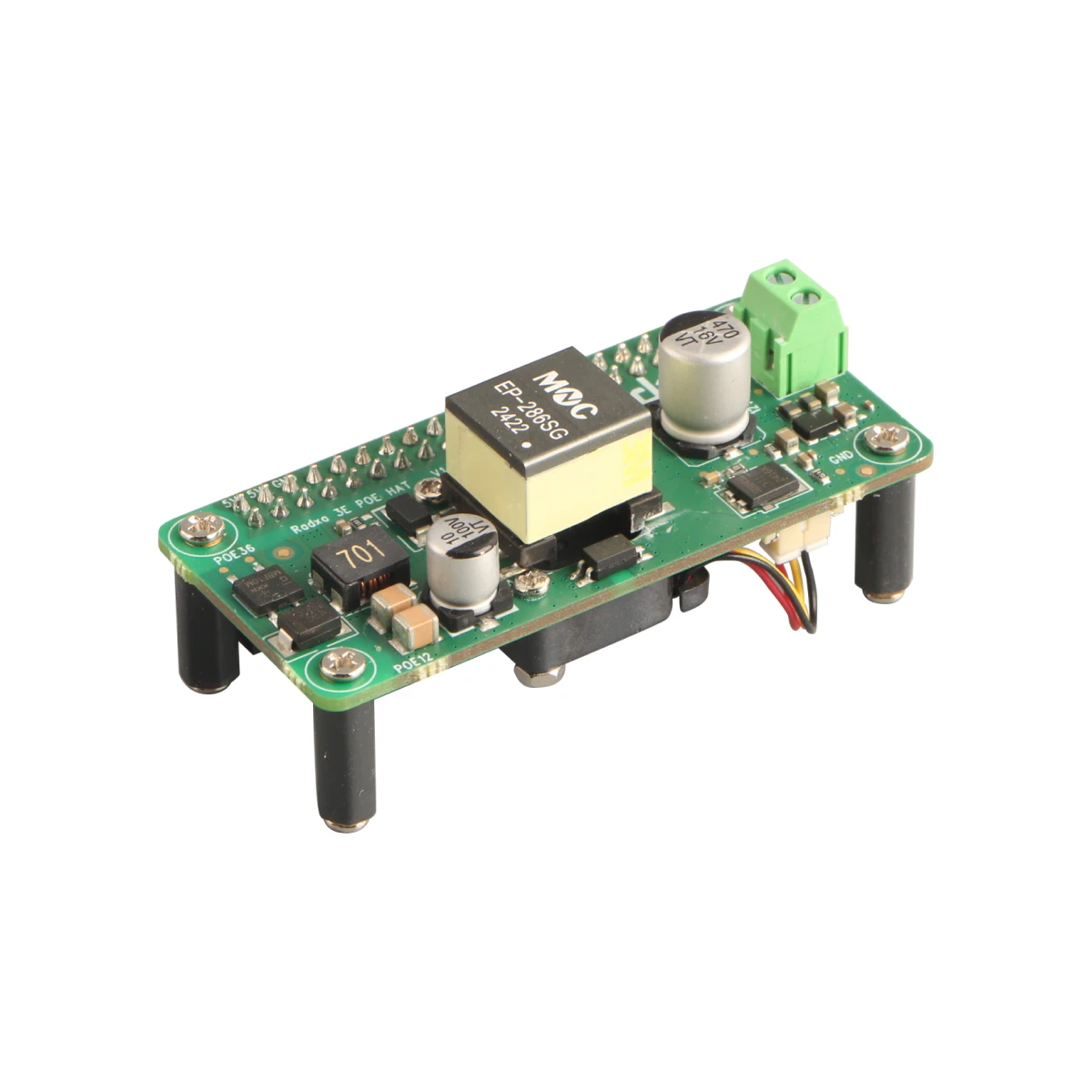 Radxa ZERO 3E PoE HAT, Designed for Radxa ZERO 3E, Easy to Install and Remove. - Imagen 3