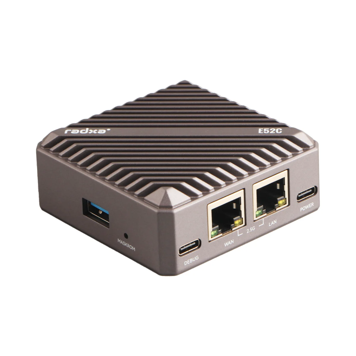 Radxa E52C RK3582, 6-core CPU, Dual 2.5 Gigabit Ethernet, CNC Aluminum Alloy Case, 5TOPs NPU - 画像 (2)
