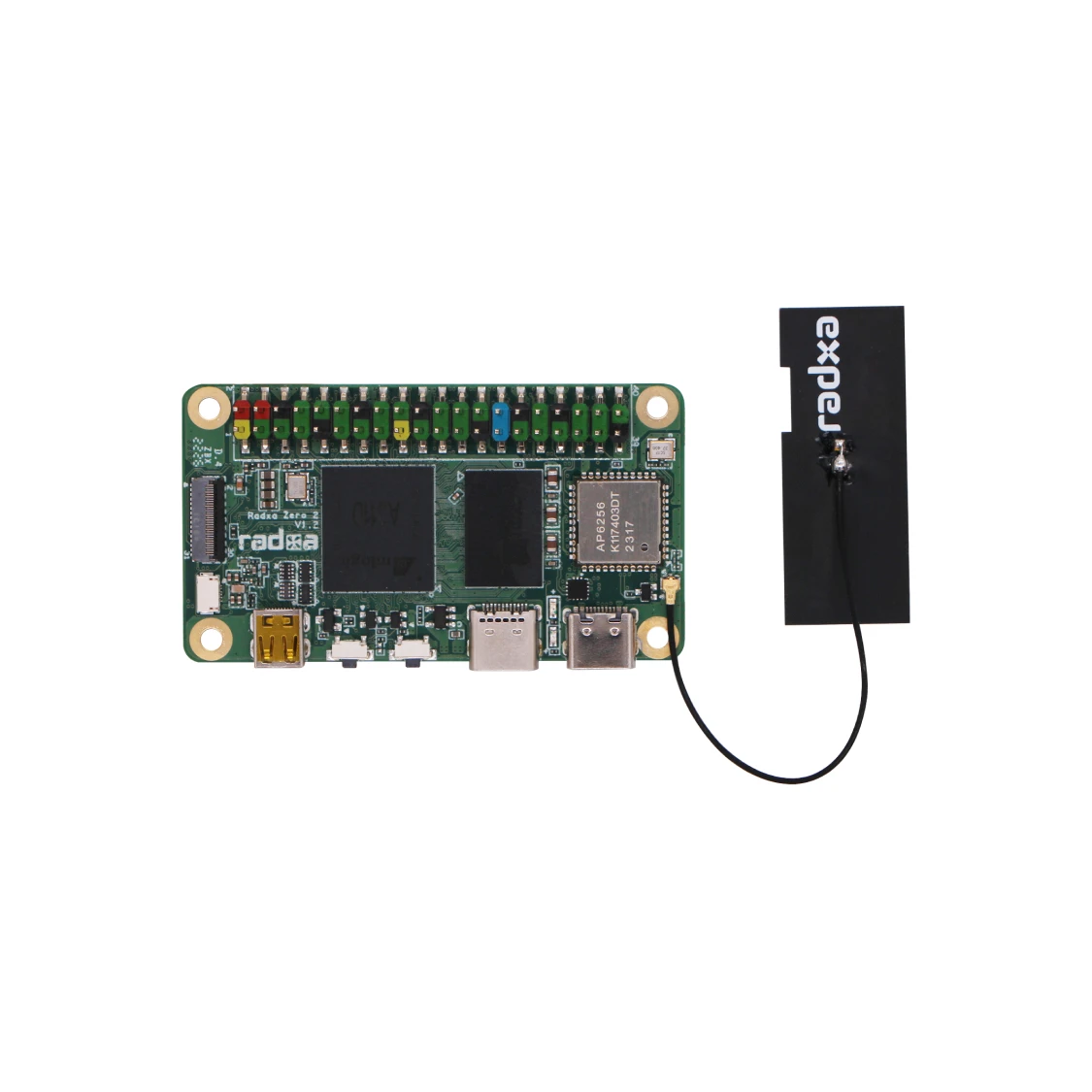 Radxa ZERO 2 Pro Amlogic A311D 6-core CPU SBC, GPU, NPU, WiFi 5 & BT 5 and Onboard eMMC, Single Board Computer - Imagen 4
