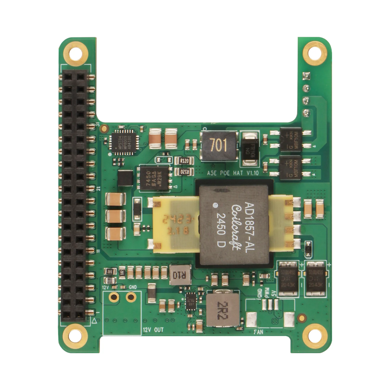 Módulo PoE+ compacto Radxa de 20 W para CUBIE A5E