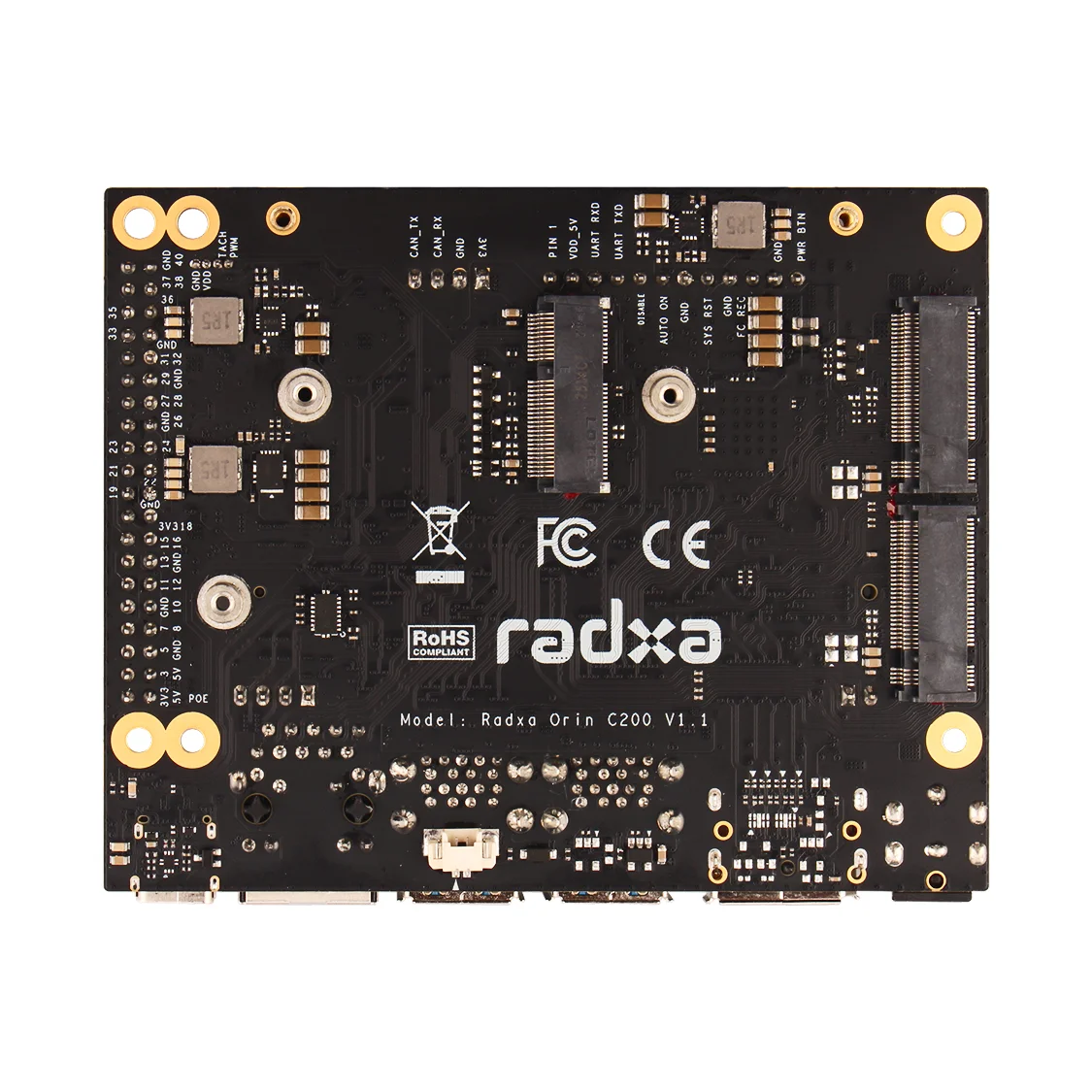 Radxa C200 Orin Developer Kit/Jetson Orin NX 8GB /Super Mode 117 TOPS / Edge AI - Imagen 6