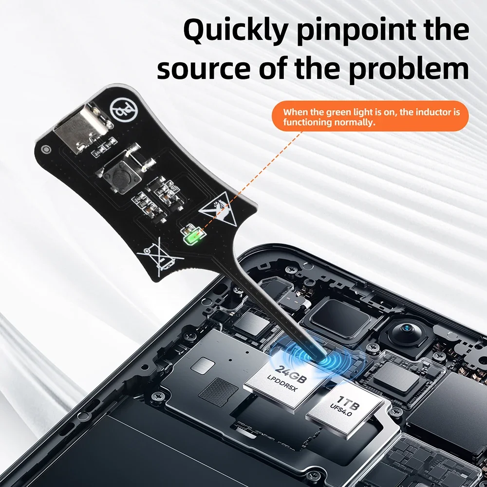 Inductor Tester Electromagnetic Induction Diagnostic Tool for Quick Phone Motherboard Repair with Stable Accurate Results - Image 4