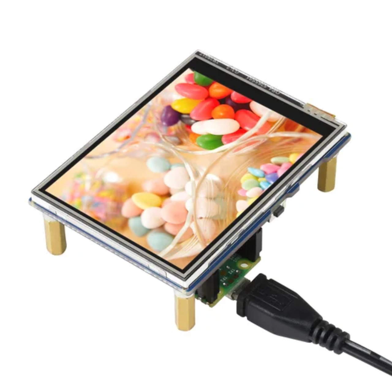 Módulo LCD táctil de 2,8 pulgadas, pantalla IPS de 320 × 240 píxeles, 262.000 colores para Raspberry Pi Pi Pico