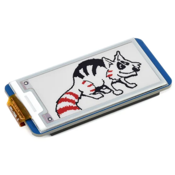 Módulo de pantalla E-Paper E-Ink de 2,13 pulgadas (B) 250x122 Rojo, Negro, Blanco Interfaz SPI, para Raspberry Pi Pico