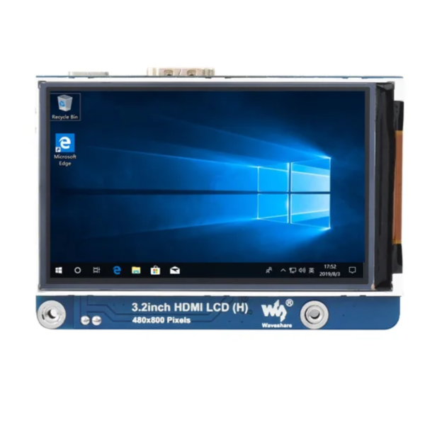 3.2インチ HDMI IPS液晶ディスプレイ（水平）、480×800、輝度調整可能、HDMI、タッチ非対応、Raspberry Pi/Jetson Nano/PC用