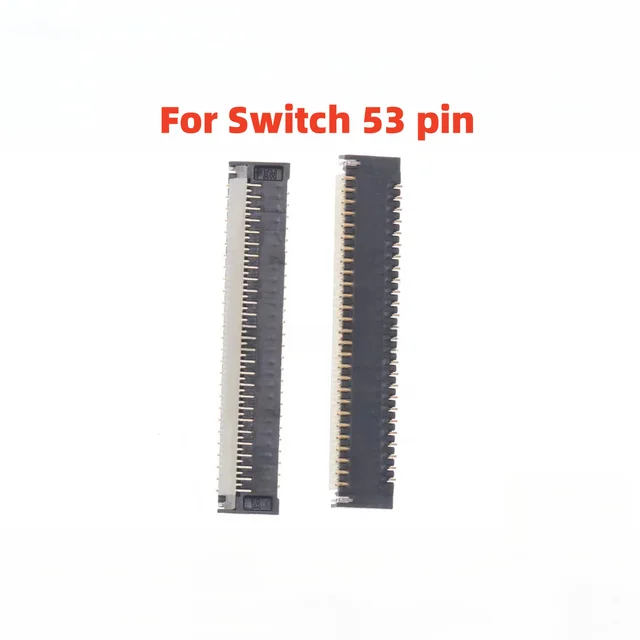 2pcs 53pin LCD Display Connector FPC Socket for Nintendo Switch NS Motherboard Replacement Parts - Image 3