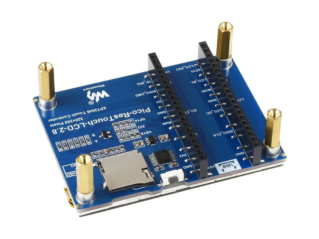 2.8inch Touch Display LCD Module 320×240 Pixels IPS Screen, 262K Colors For Raspberry Pi Pico - Imagen 3