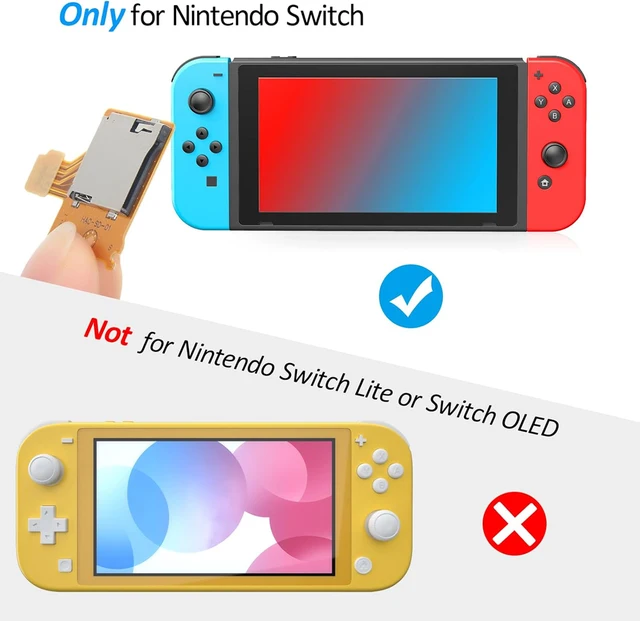 SD Card Reader for Nintend Switch Game Console SD Card Board Module Replacement SD TF Card Slot Socket Board - 画像 (2)