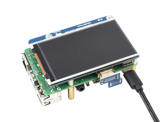 3.2inch HDMI IPS LCD Display (H), 480×800 Adjustable Brightness, HDMI, No Touch for Raspberry Pi/Jetson Nano/PC - Imagen 3
