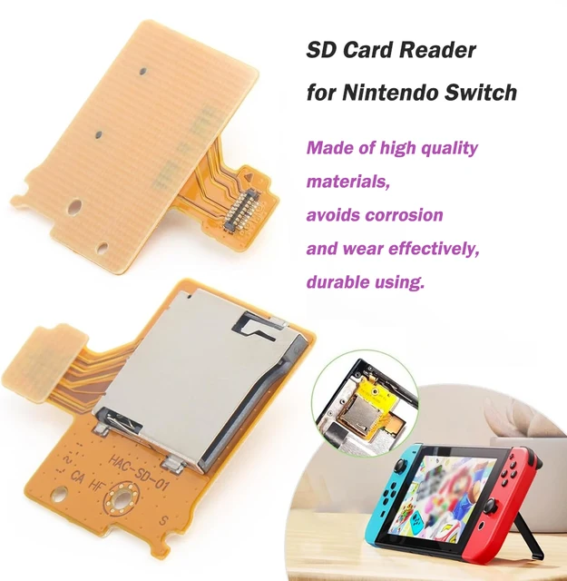SD Card Reader for Nintend Switch Game Console SD Card Board Module Replacement SD TF Card Slot Socket Board - 画像 (3)