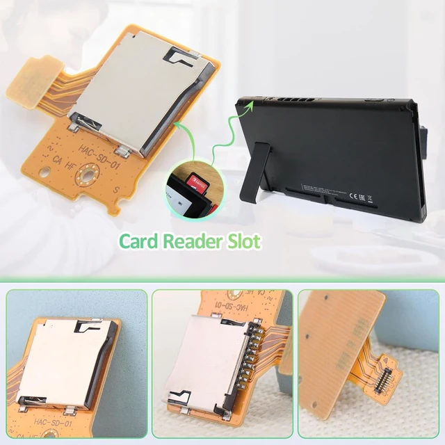 SD Card Reader for Nintend Switch Game Console SD Card Board Module Replacement SD TF Card Slot Socket Board - 画像 (4)