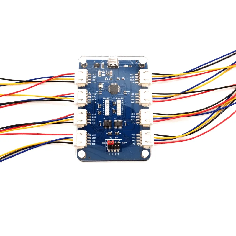 USB to 4CH/8CH TTL Serial Module Independent Serial Port up to 6Mbps CH348 Chip - 画像 (4)