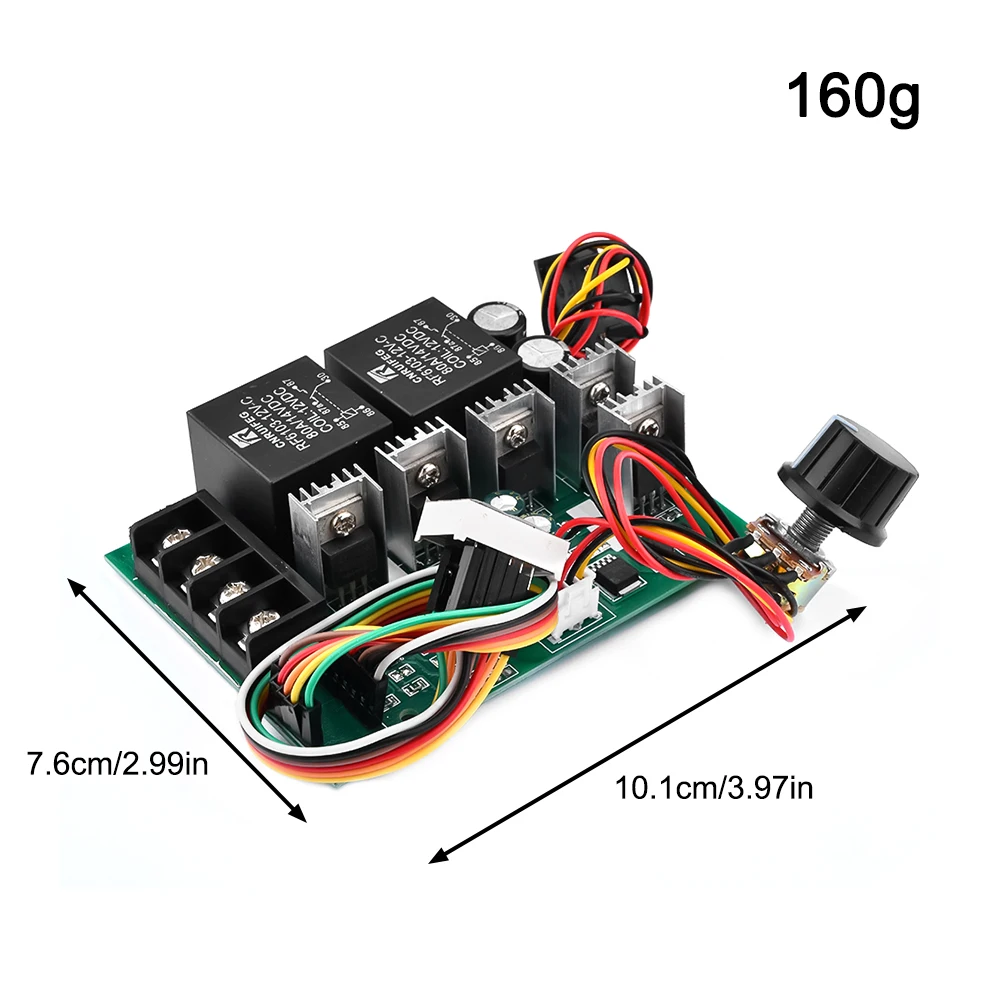 PWM DC Motor Speed Controller DC 10 -55V Digital LED Display 0 -100% Adjustable Drive Module Input MAX 60A 12V 24V 36V 48V - 画像 (6)
