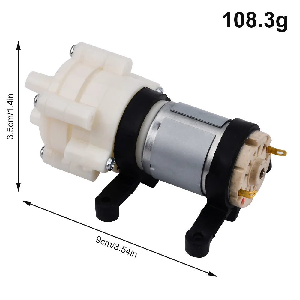 R385 Water Pump 12V Diaphragm Pump Pump 6V Small Miniature Water Pump Household Fish Tank Accessories Tea Set Water Pump - 画像 (6)