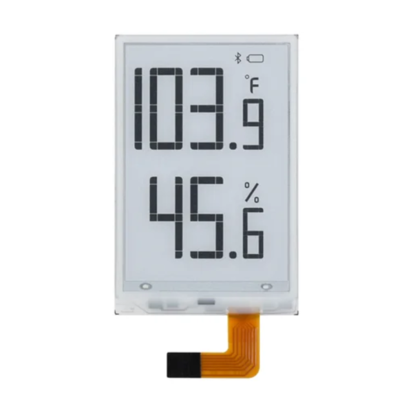 Pantalla de papel electrónico sin procesar de 1,9 pulgadas para Raspberry Pi/Arduino/STM32, 91 segmentos, bus I2C, temperatura y humedad