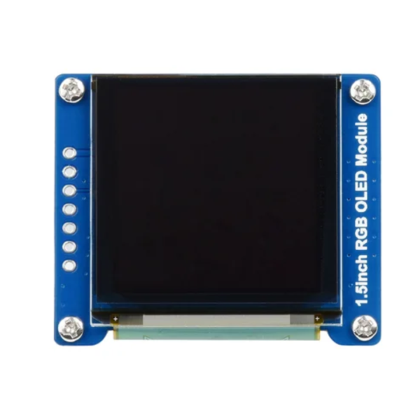 Módulo de pantalla OLED RGB de 1,5 pulgadas, 128 x 128, 16 bits, alta resolución de color, interfaz SPI, pantalla pequeña para Raspberry Pi, Arduino y STM32