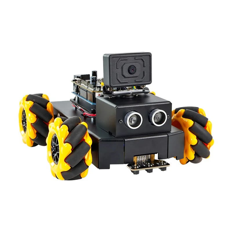 360度全方向移動が可能なRoboduino V2メンタルロボットカー(UNO R3ベース、リアルタイムビデオ伝送機能搭載)