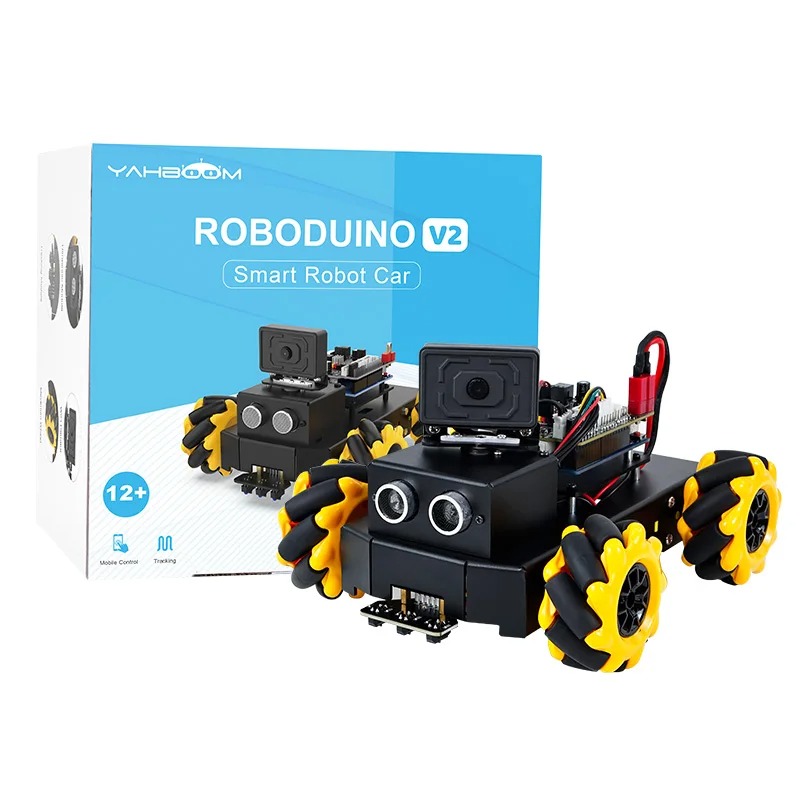 360 degree omnidirectional movement Roboduino V2 mental robot car with real-time video transmission function based on U-N-O R3 - 画像 (6)