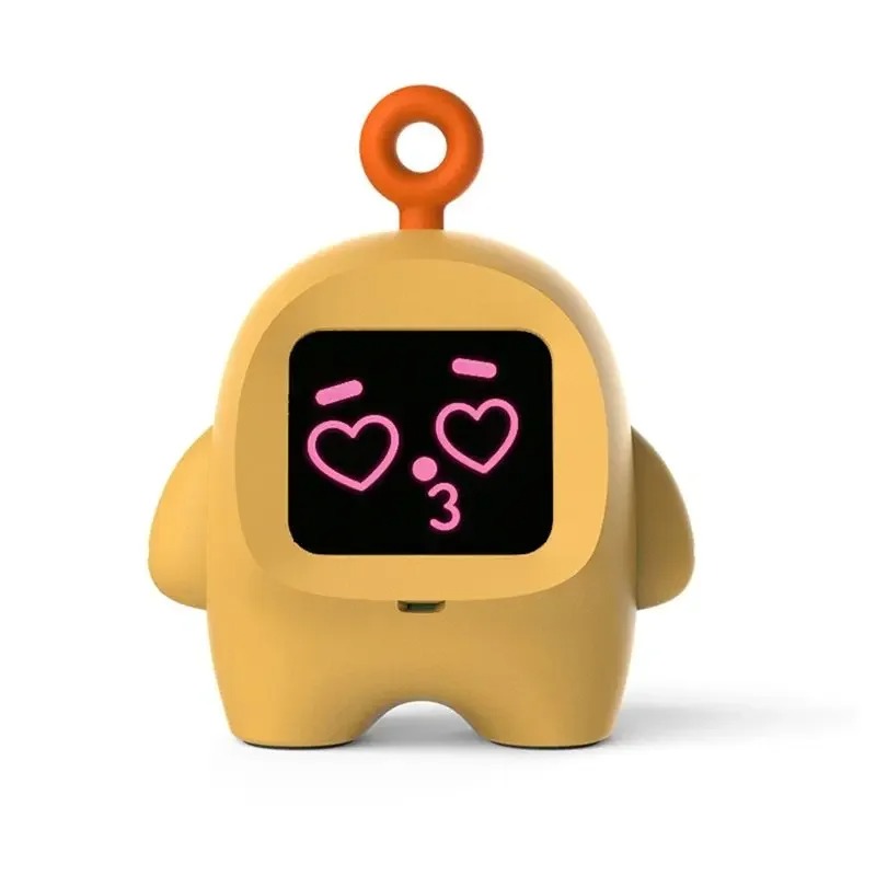 Pequeño robot inteligente con IA: compañía emocional, múltiples expresiones, idiomas y función de diálogo. Compañero inteligente Cl