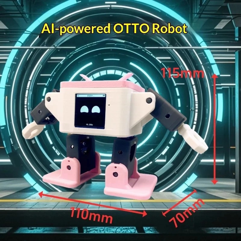 AI OTTO Robot ESP32-S3 Interactive Talking Dancing Robot Voice Recognition Educational Companion Robot Children Holida - Imagen 2