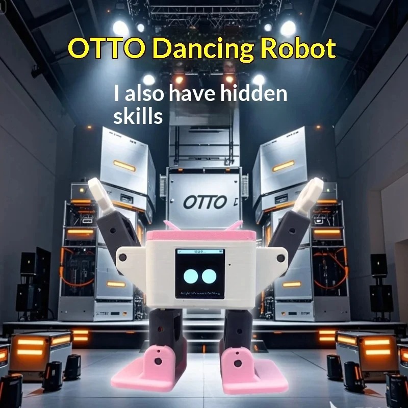 AI OTTO Robot ESP32-S3 Interactive Talking Dancing Robot Voice Recognition Educational Companion Robot Children Holida - Imagen 5