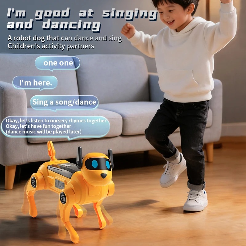 AI Robot Dog DIY Assembly Voice Science Experiment Kit Electronic Toy Dog Educational Toys for Kids Gifts - Imagen 4