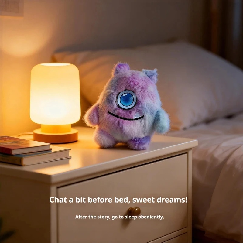 Ai Smart Voice Dialogue Toy Led Eye Emotional Companion Electronic Pet Robot Doll Desk Companion Home Office For Adult Gift Toy - Imagen 5