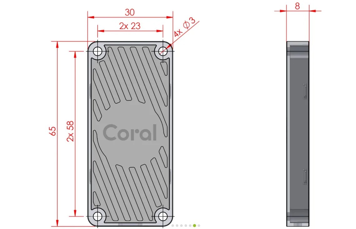Coral USB Accelerator with Google Edge TPU ML accelerator coprocessor macOS, Windows 10, Google Cloud - Imagen 4