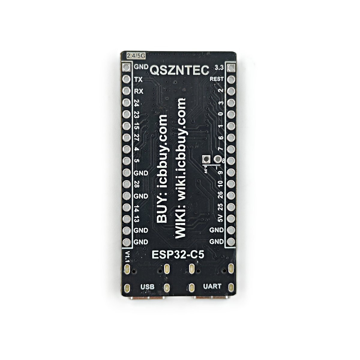 ESP32-C5 Development Board with Dual-Band 5GHz 2.4GHz Antenna for Drone RID Receiver ESPC5-32E-N4 Module with External Antenna - Imagen 4