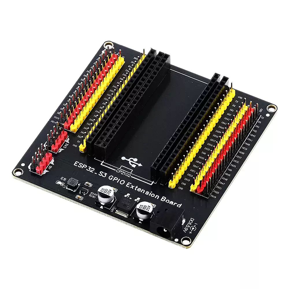 デジタルI/OピンとDC電源を備えたESP32-S3 GPIO拡張ボード – ESP32 IoT開発ボード