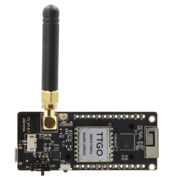 LoRa32 V2.1_1.6 Versión 433/868/915 MHz ESP32 LoRa OLED 0,96 pulgadas Tarjeta SD Bluetooth WiFi Módulo inalámbrico ESP-32 SMA