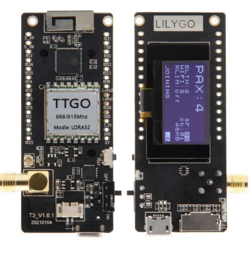 LoRa32 V2.1_1.6 Version 433/868/915Mhz ESP32 LoRa OLED 0.96 Inch SD Card Bluetooth WIFI Wireless Module ESP-32 SMA - 画像 (3)