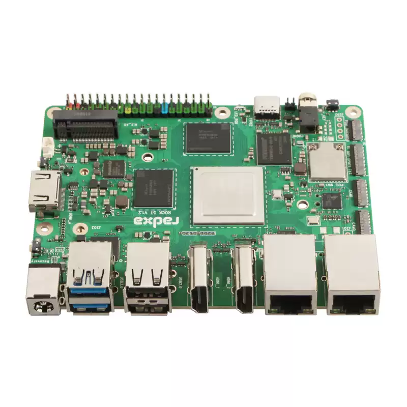 Radxa ROCK 5T RK3588 Mini-SBC, Octa-core CPU, Dual 2.5G Ethernet Ports, LPDDR5 - Image 3
